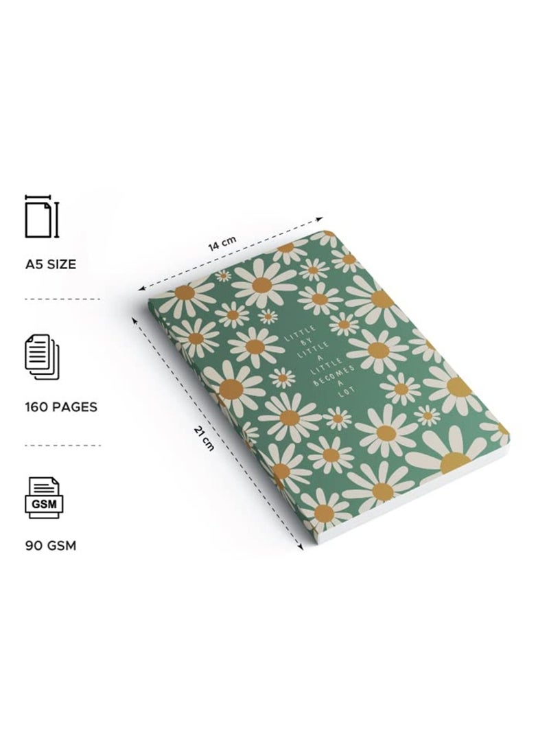 FACTOR NOTES A5 Size Softbound Ruled Journal Notebook 90gsm Thickness 160 Pages - Image 2